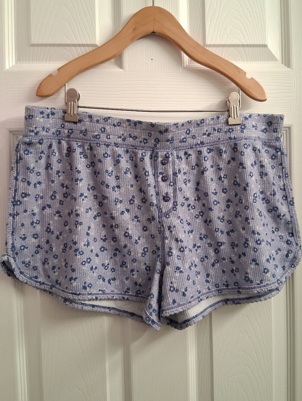 PJ Salvage Lavender Floral Sleep Shorts XL
